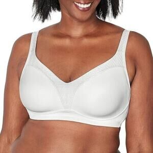 Playtex 18 Hour Bounce Control Style 4699 Bra in White 44DD